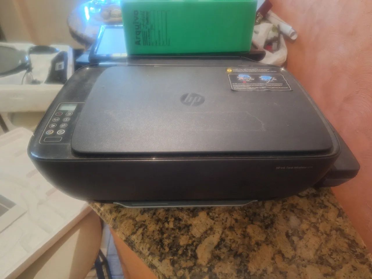impressora hp tanque tinta 416 com defeito