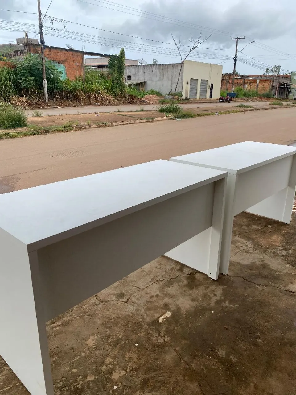 Mesas de escritório brancas 100%MDF