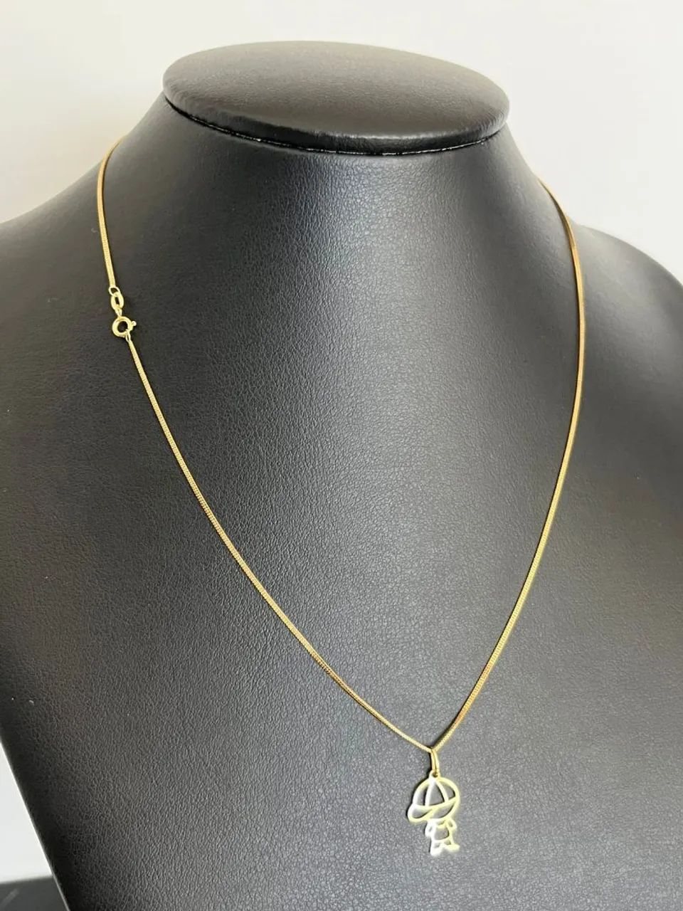 Colar feminino Ouro 18k - 2,32g - Foto 3