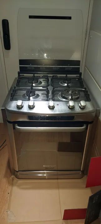 Fogão 4 bocas Brastemp Gourmand de embutir - Foto 6