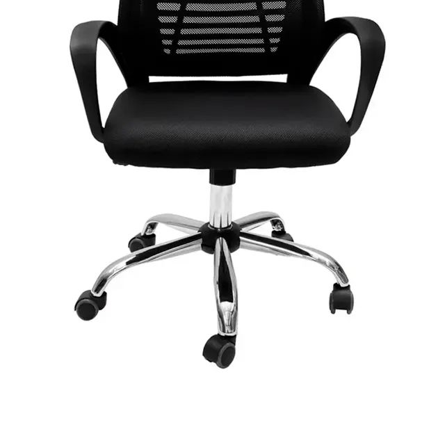 Cadeira Office Austin Estofada Preto Mozaic - WZetta - Foto 6