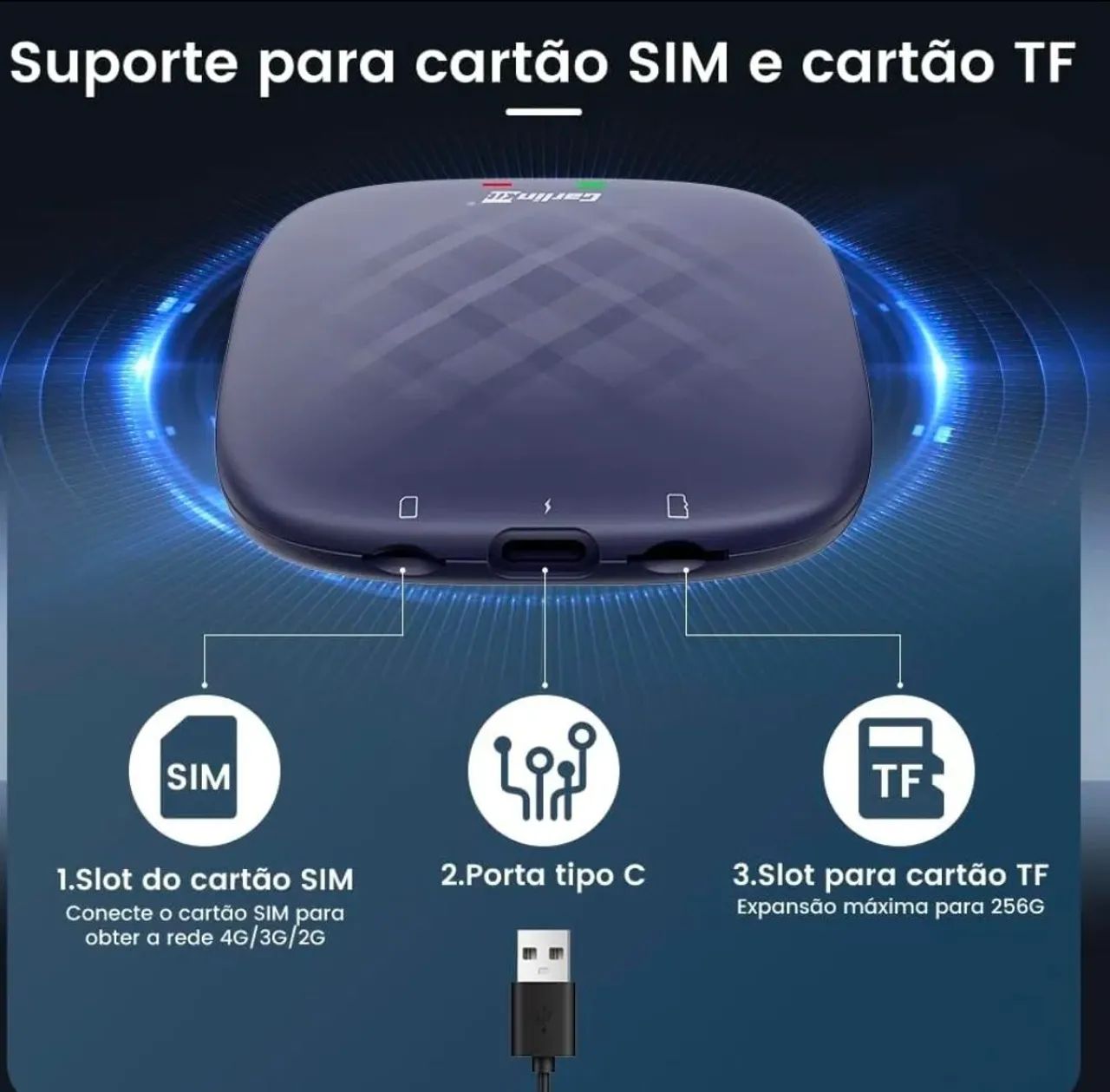 Streaming box Carlinkit 8GB Ram/128GB Rom - Foto 4