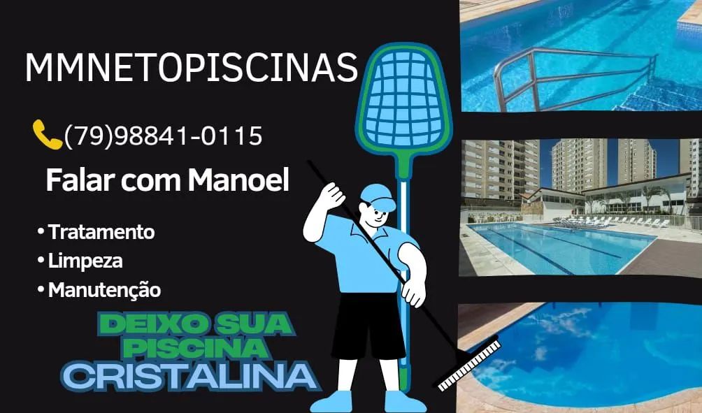 Mmneto tratamento e limpeza de piscinas * 