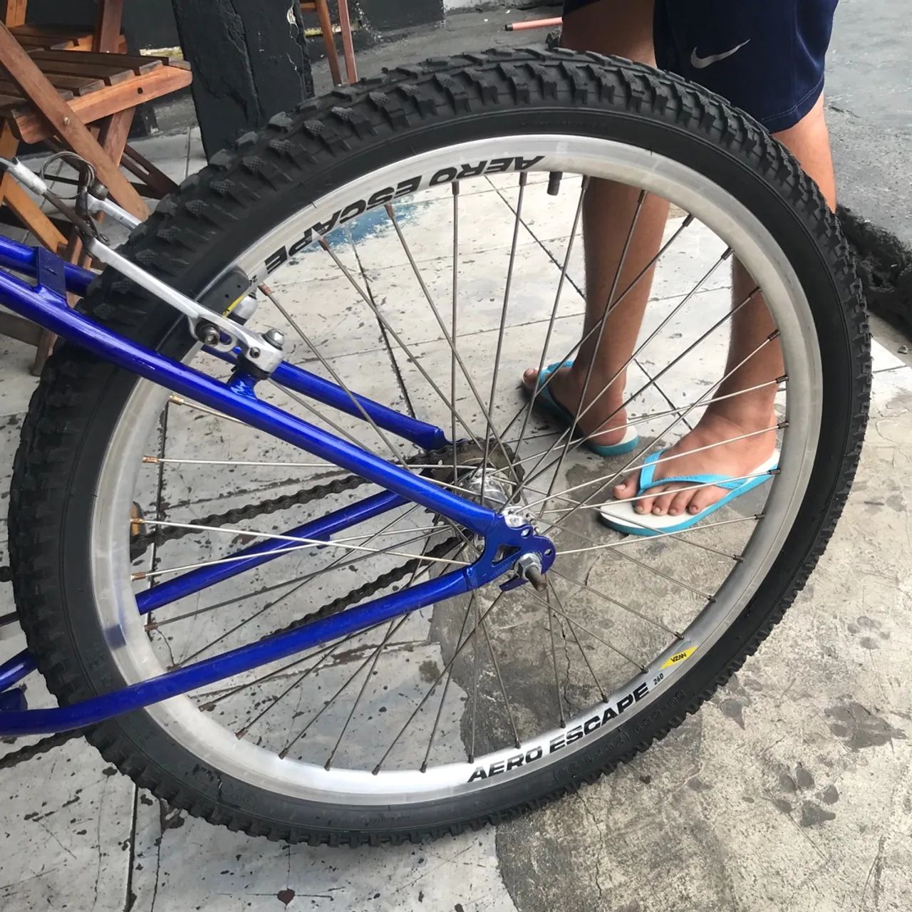 Bike 26 com aro aero e inox - Foto 4