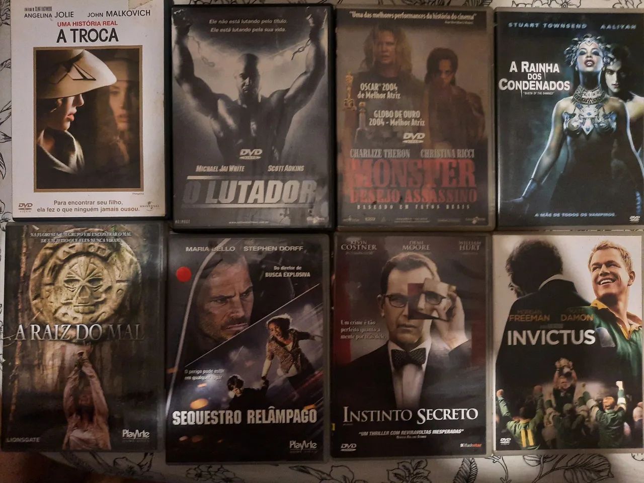 8 DVDS ORIGINAIS 