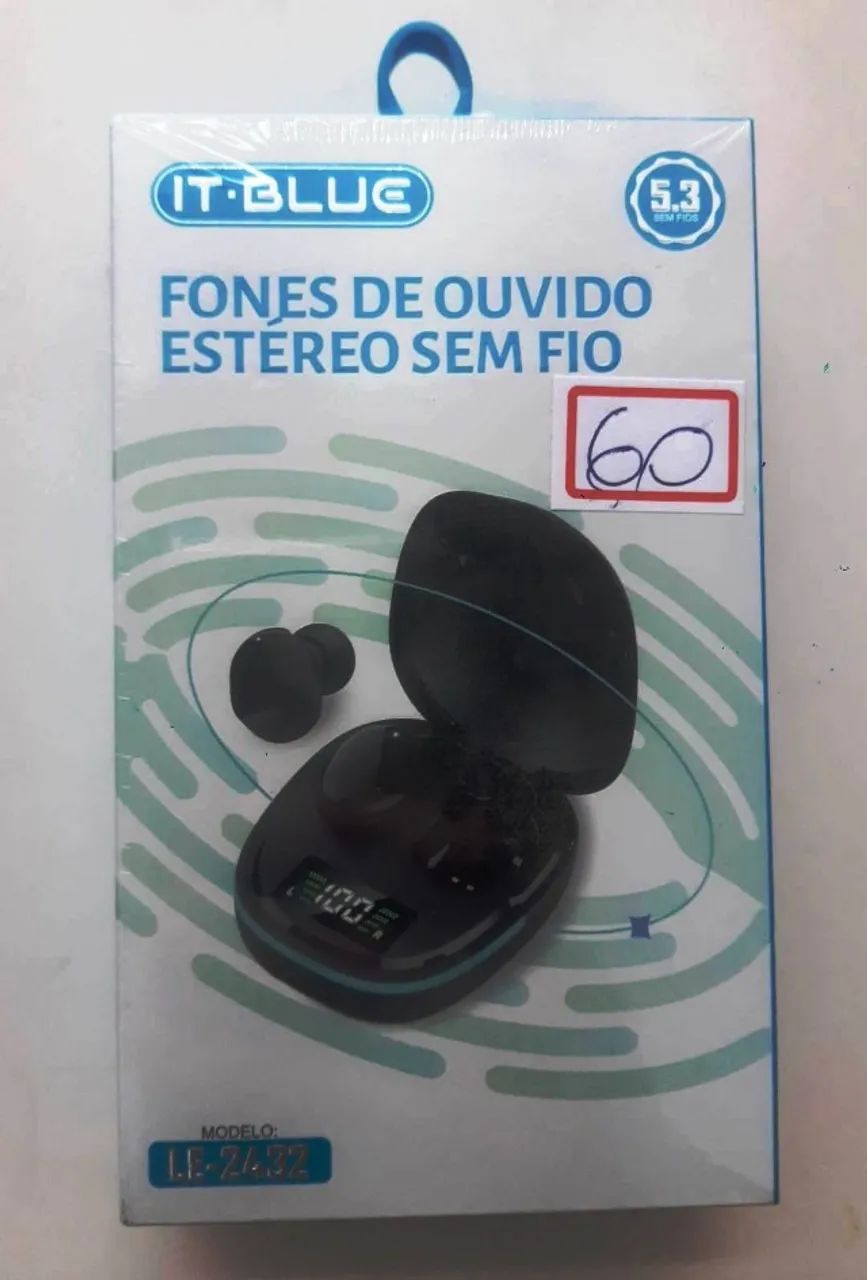 Oferta!!! Fone de Ouvido Bluetooth (It Blue)