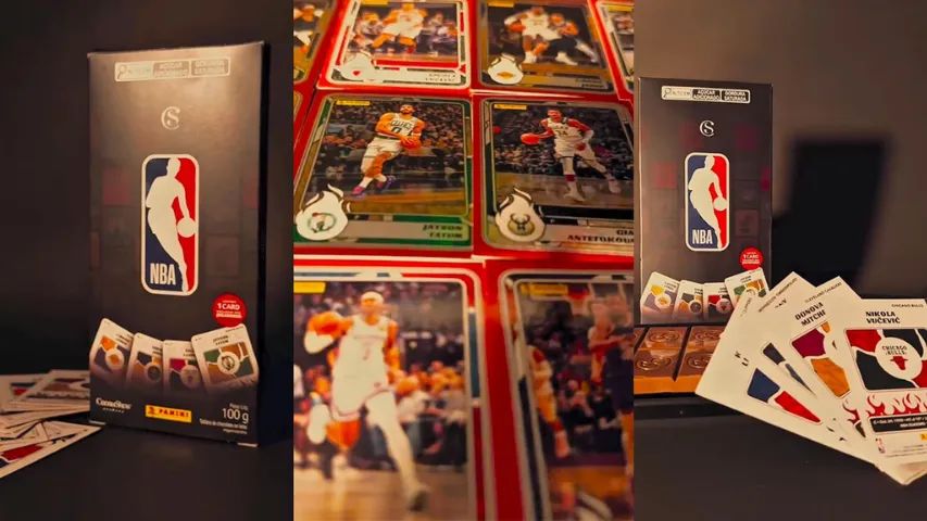 Tablete com Cards NBA ao Leite 100g Cacau Show - Foto 3