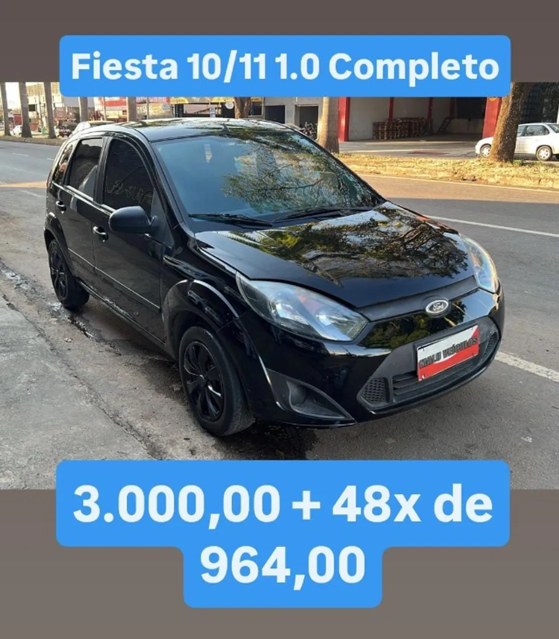 Fiesta 10/11 1.0 Completo com Entrada a partir de R$ 3.000,00