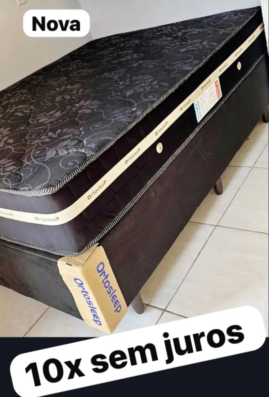 Cama box colchão d28 Nova