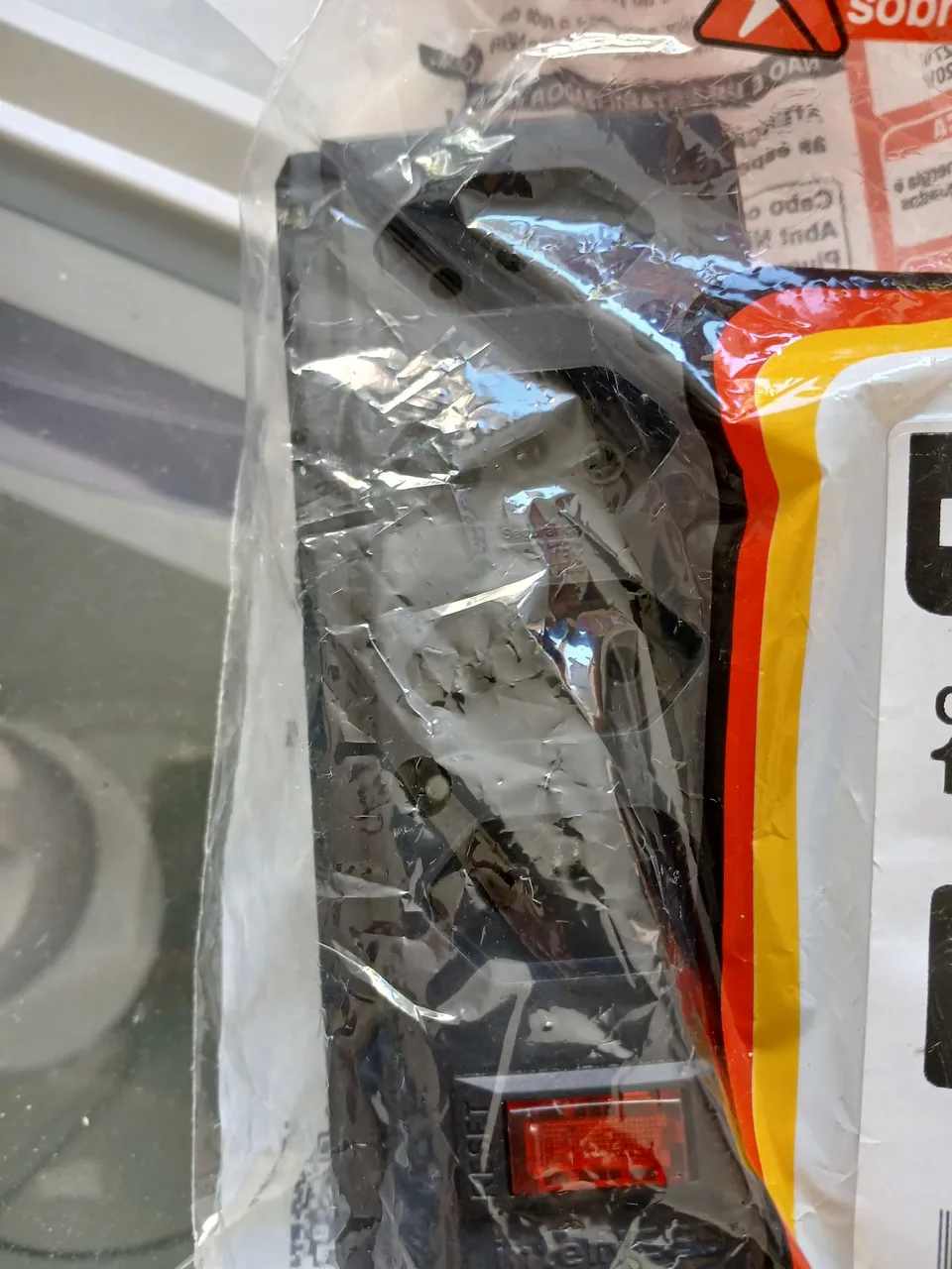 Extensor de Tomada 4 Tomadas filtro de linha zap *