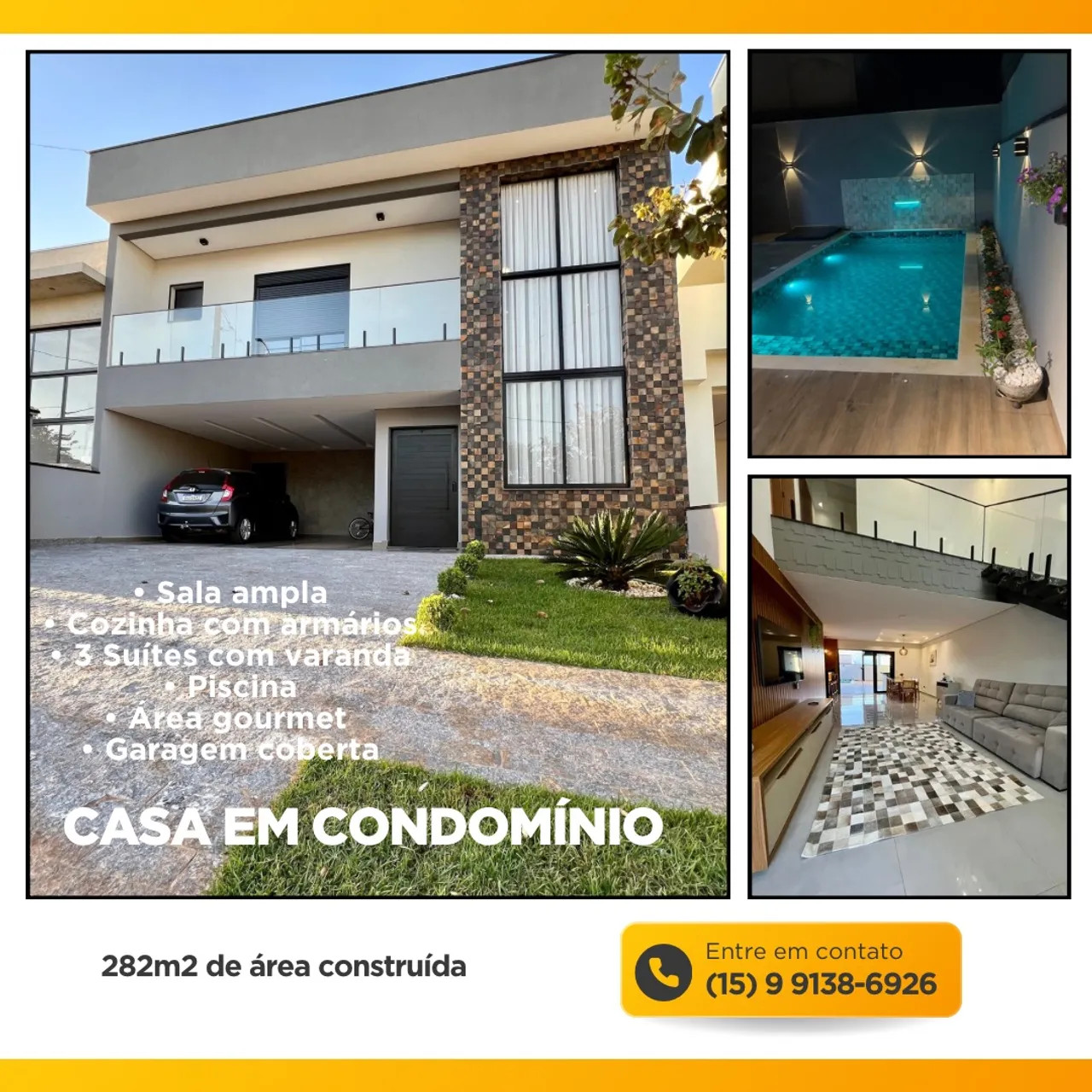 Casa em condomínio fechado