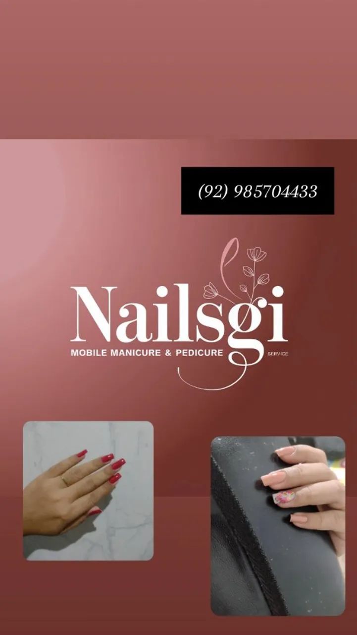Manicure e pedicure a domicílio 