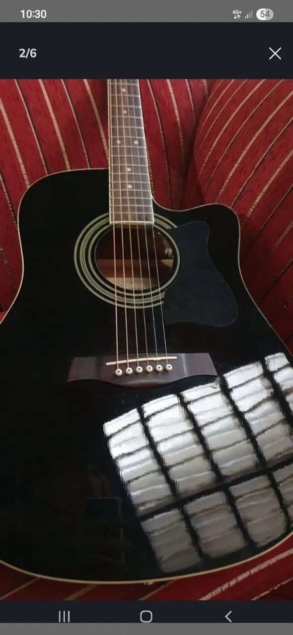 Ibanez aço V72 ECE BK Exelente som regulado - Foto 2