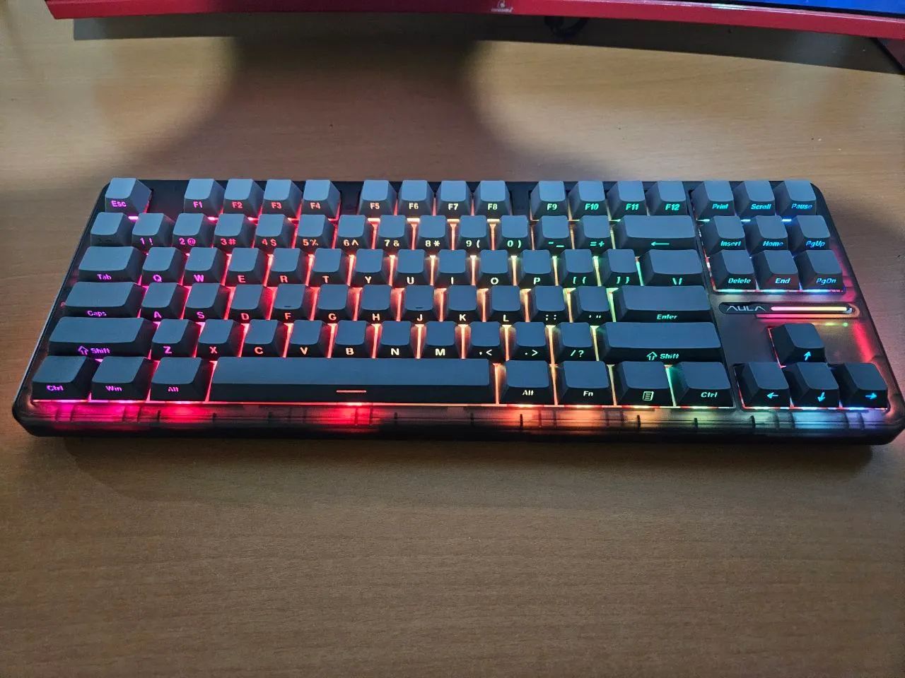Teclado Mecânico AulaF87 Pro Wireless  - Foto 4