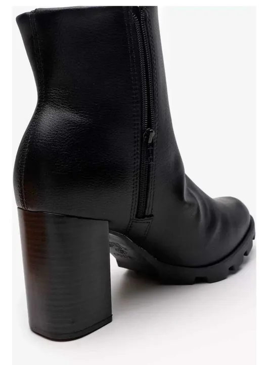 Bota Feminina BEIRA RIO Preta de Salto Grosso