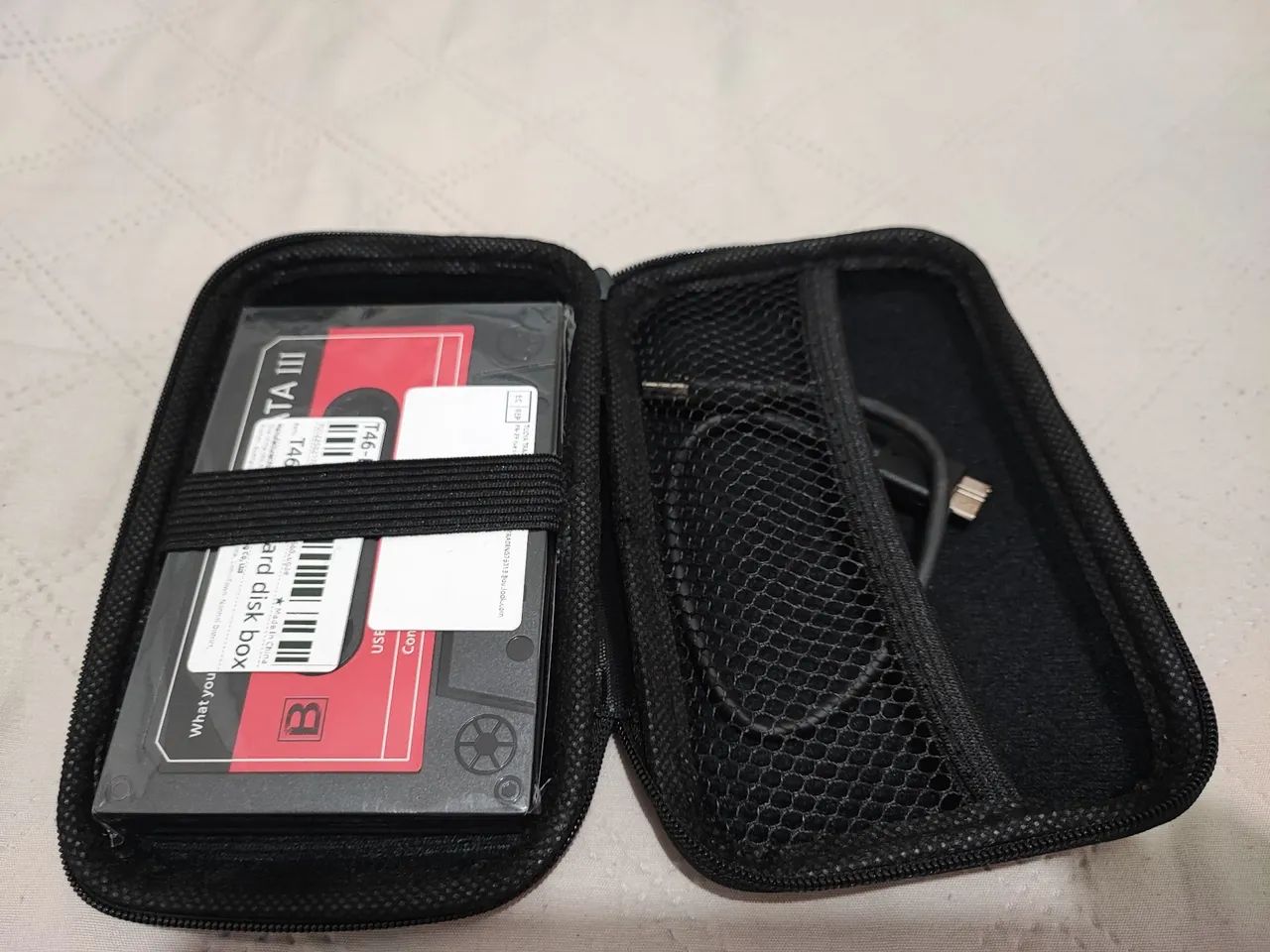 HD Externo 1TB Vintage  + estojo com zíper  - Foto 3