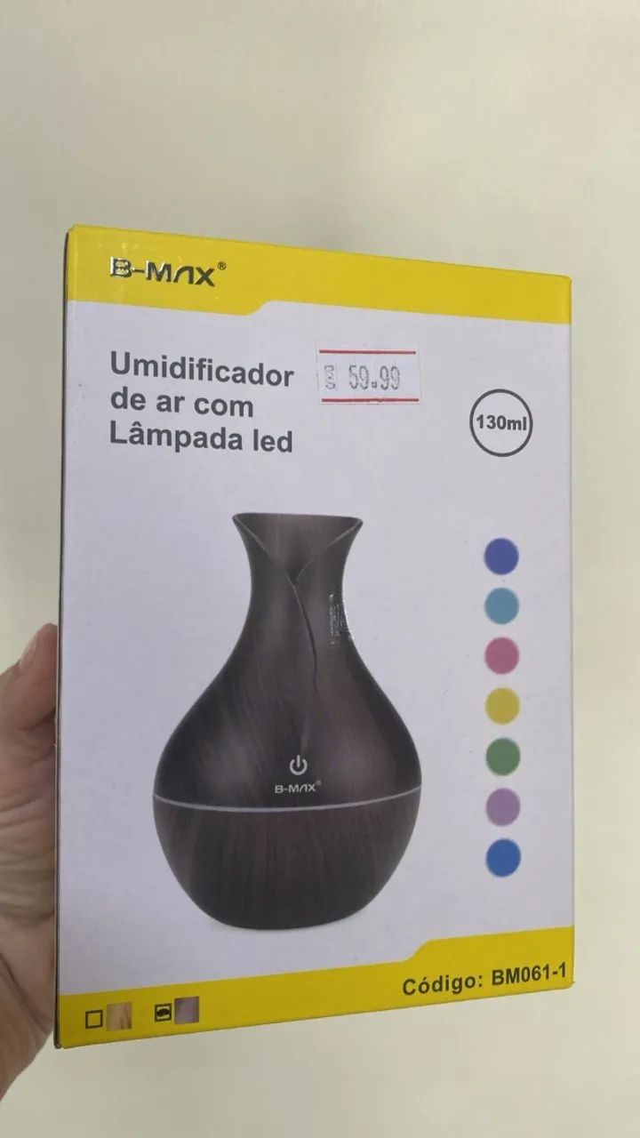 Difusor de Aromas - Umidificador de Ar - Bmax Bm061-1 - Loja Coimbra Entregamos
