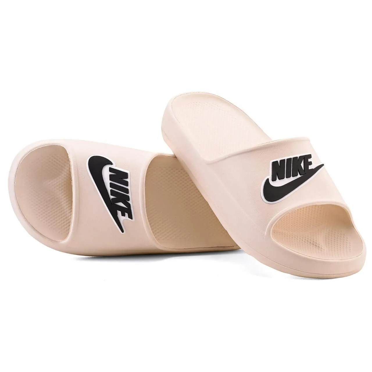SANDÁLIAS NIKE SLIDE - BEGE E PRETA