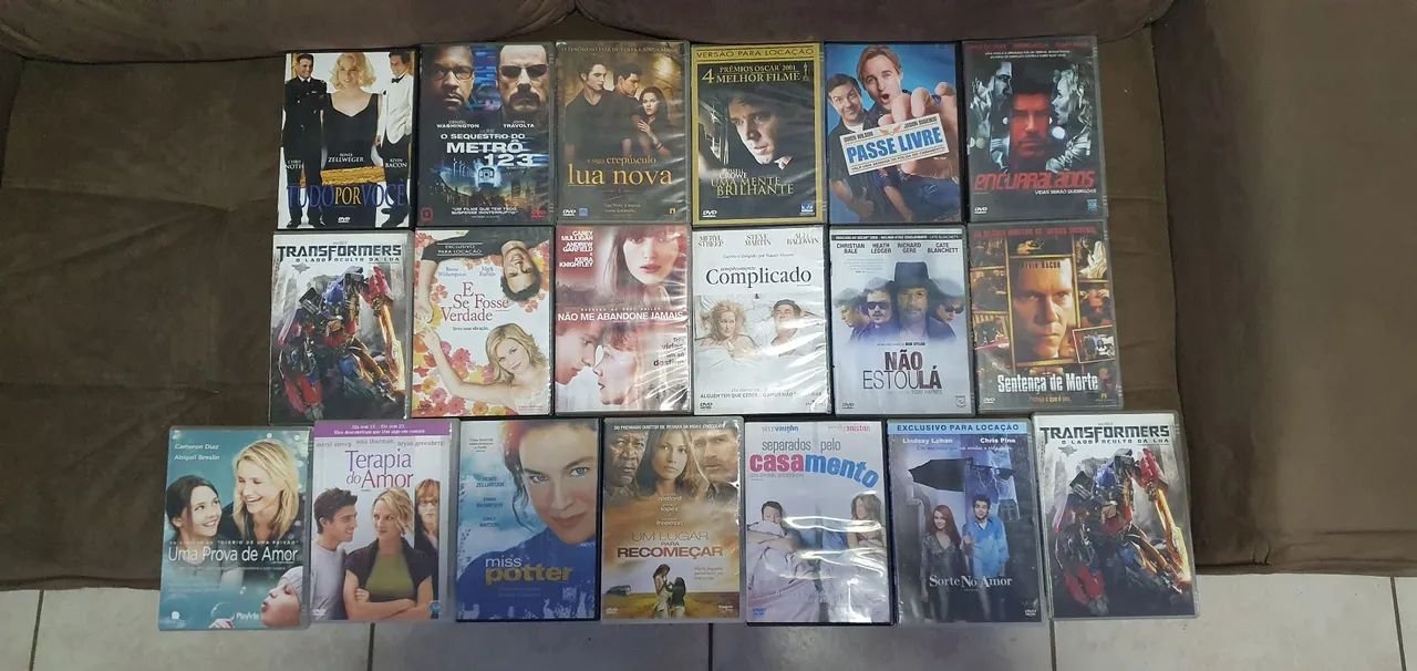 Vendo 19 dvds de filme.