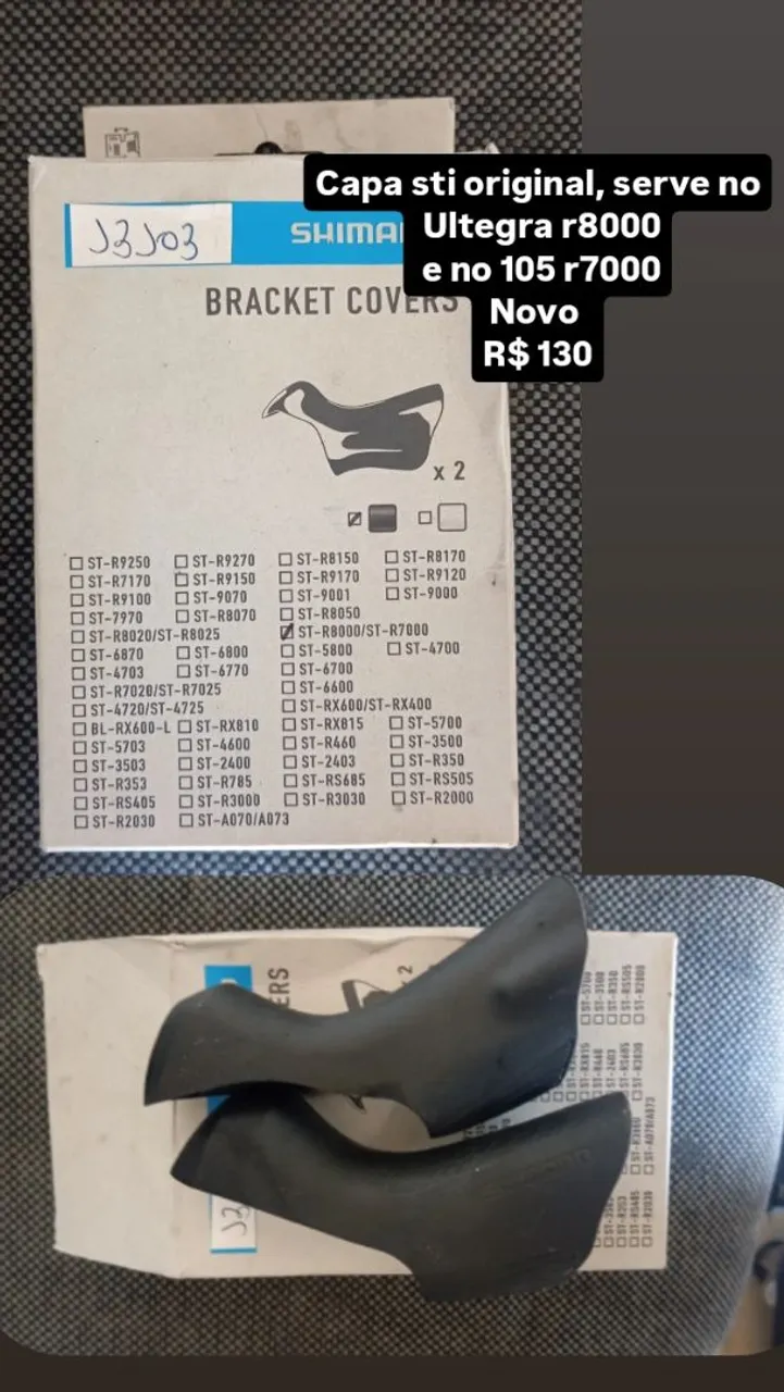 Capa de freio Shimano Ultegra R8000 e R700 original 105 R7000