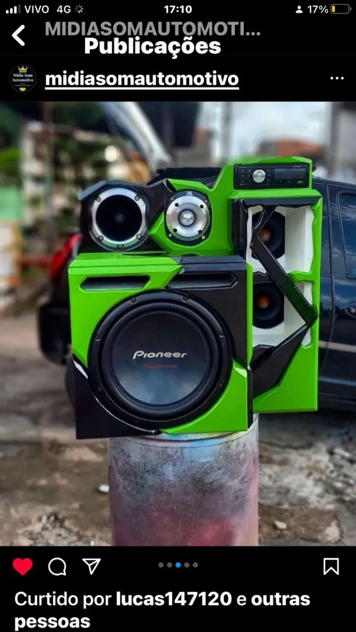 Vendo ou troco Som Automotivo Completo Pioneer JBL