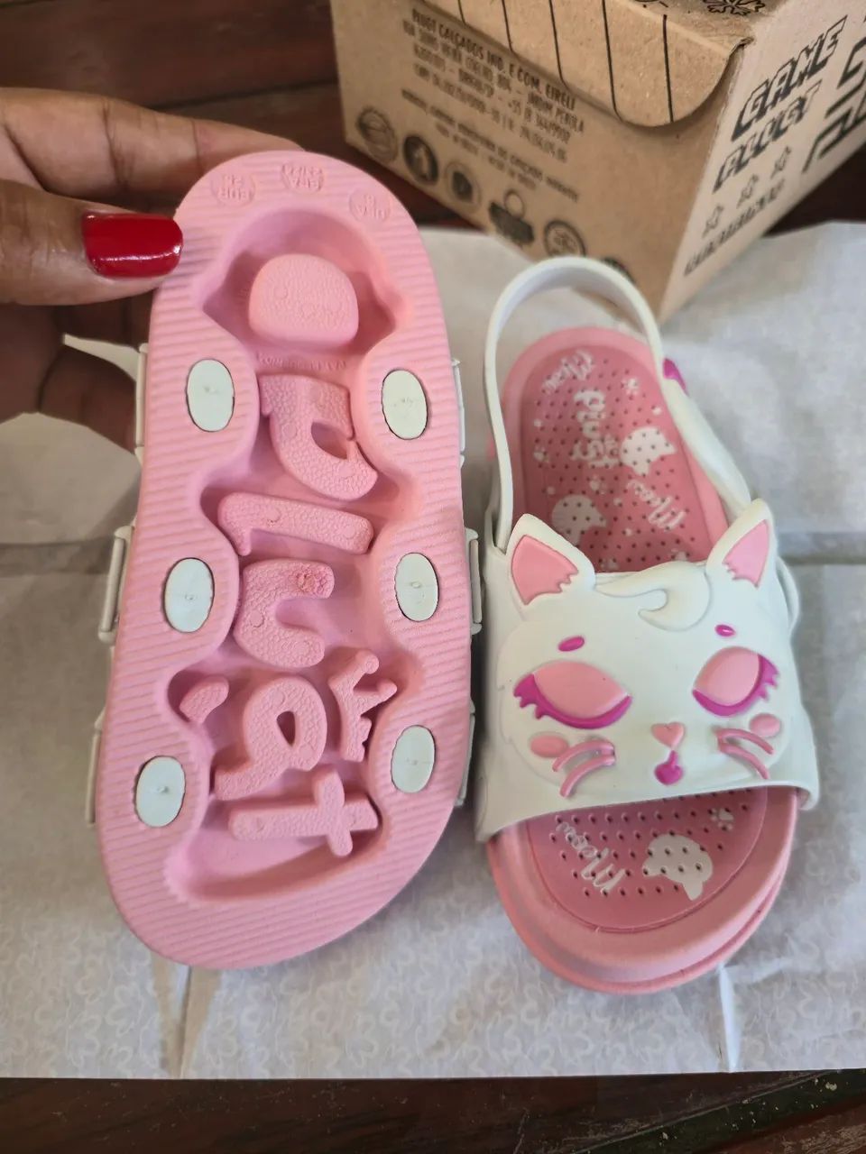 Calçados Sandalias Plugt Infantil Sandália Infantil Plugt 24