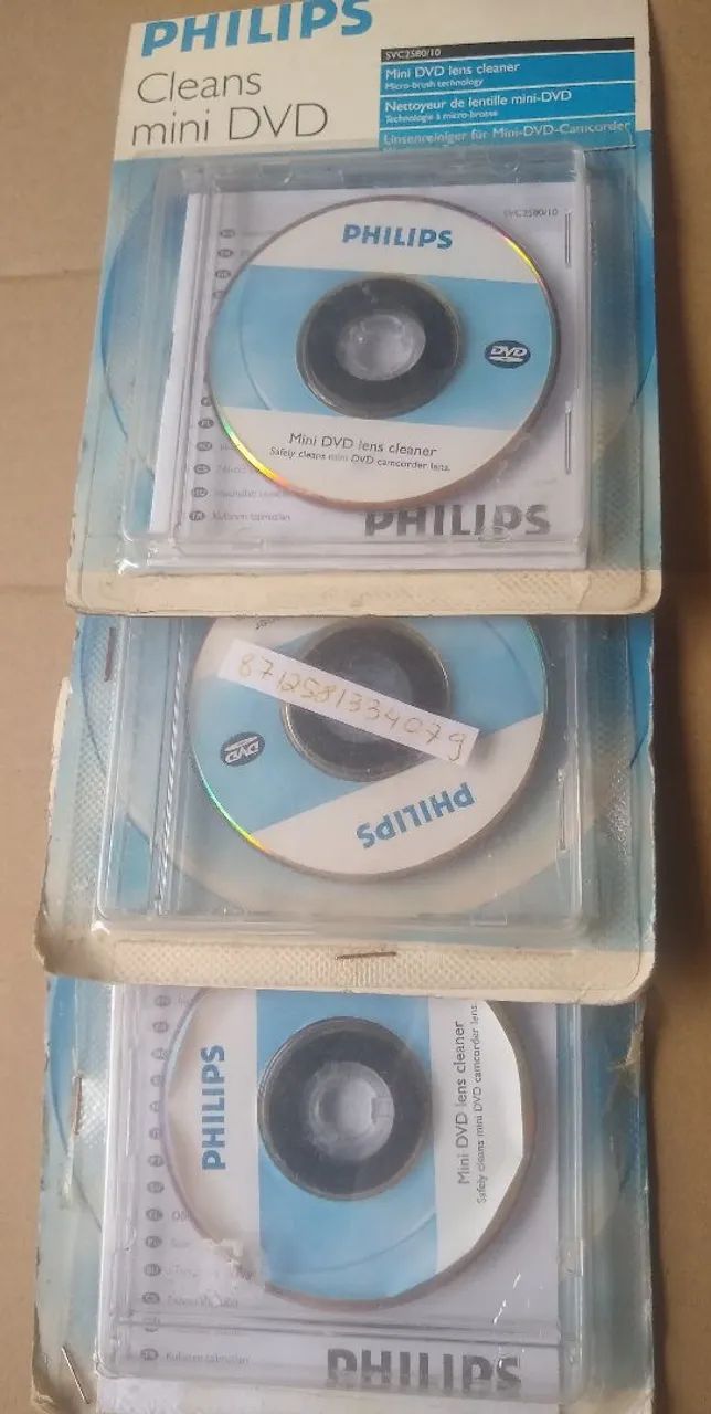 Kit de Limpeza para Lentes de DVD Philips