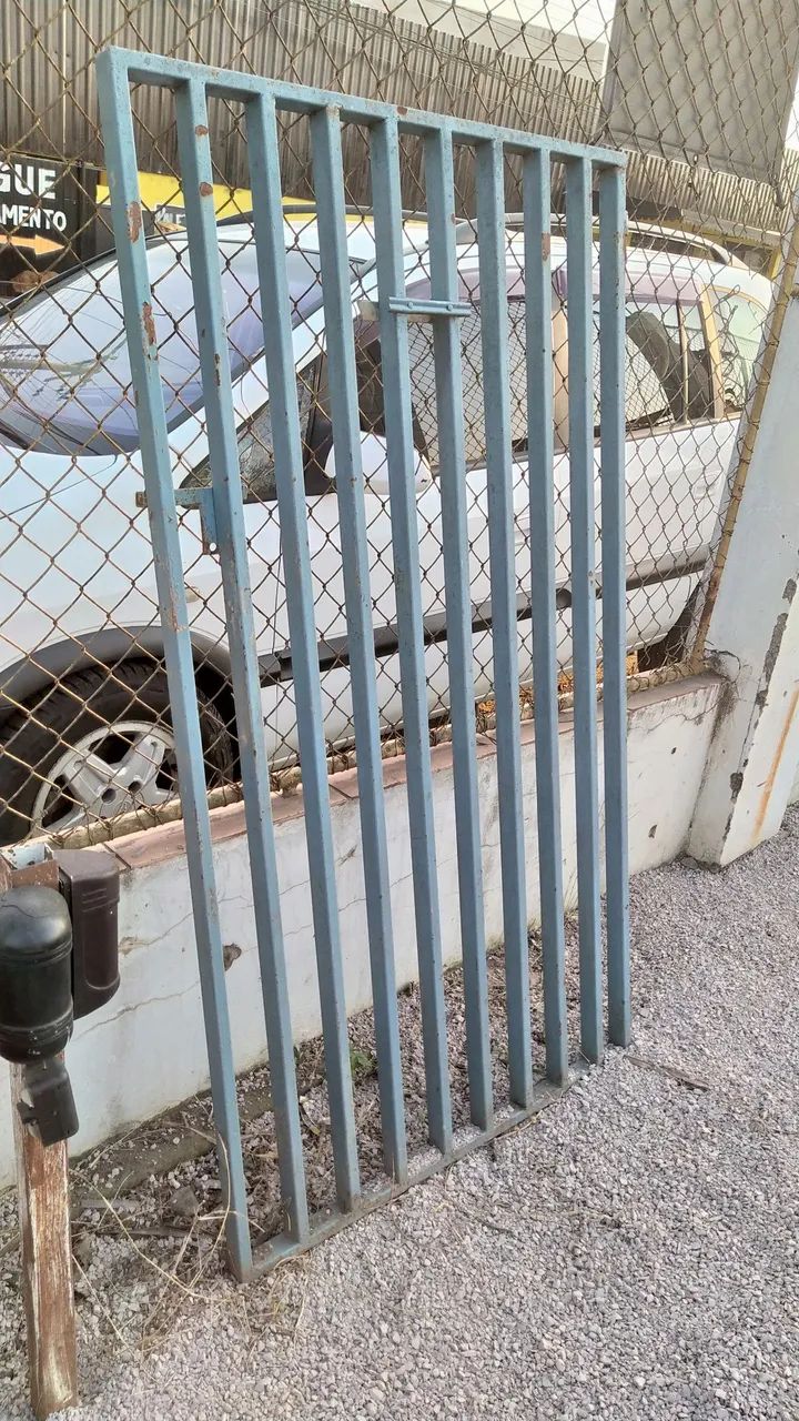 Portão ferro Metalon 1,65×0,90m