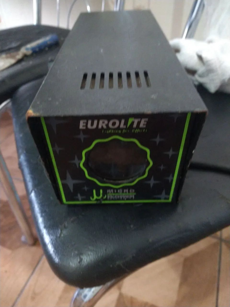 Iluminação retrô,Eurolite Lighting Effect,funcionando 