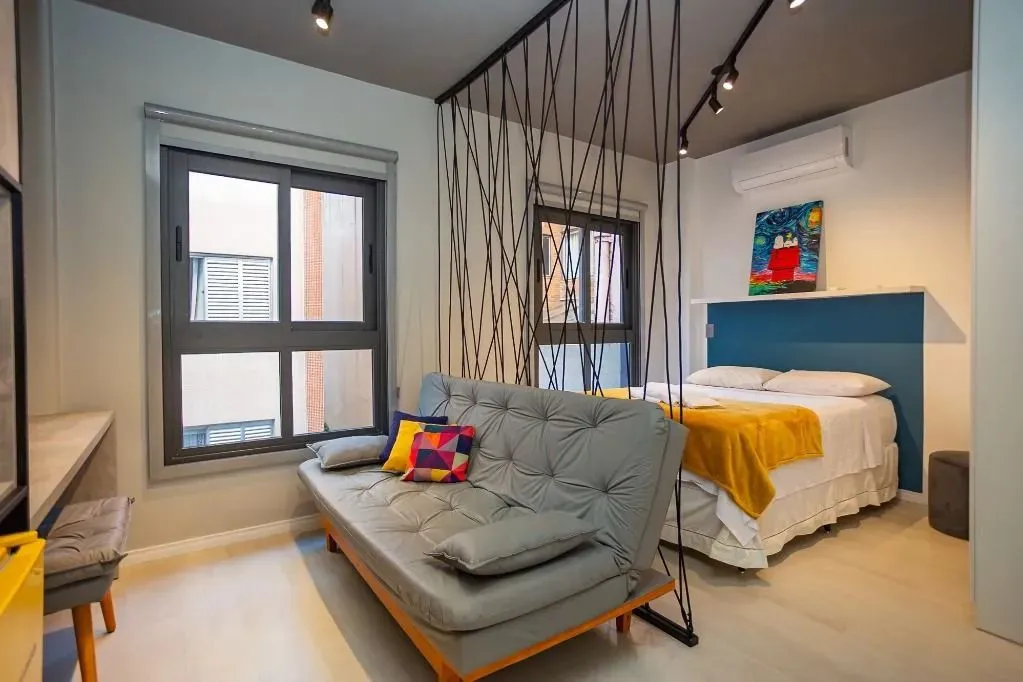 Studio 100% mobiliado à venda, 24 m² por R$ 513.900 - Bigorrilho - Curitiba/PR