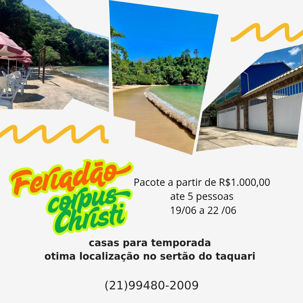 Apartamento temporada paraty