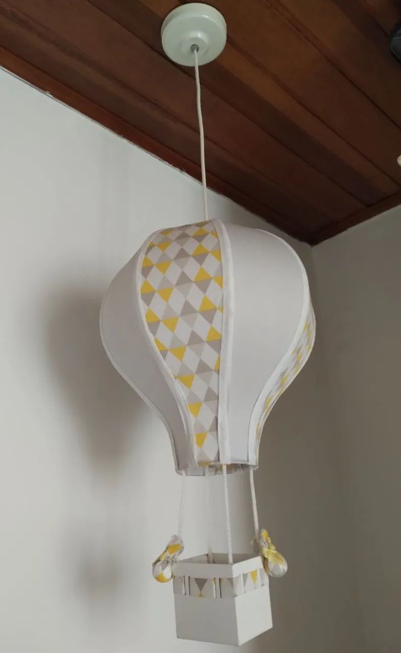 Luminária de balão para quarto de bebê - Foto 3
