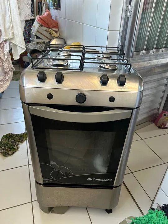 Fogão 4 bocas com forno - ótimo estado - Foto 4