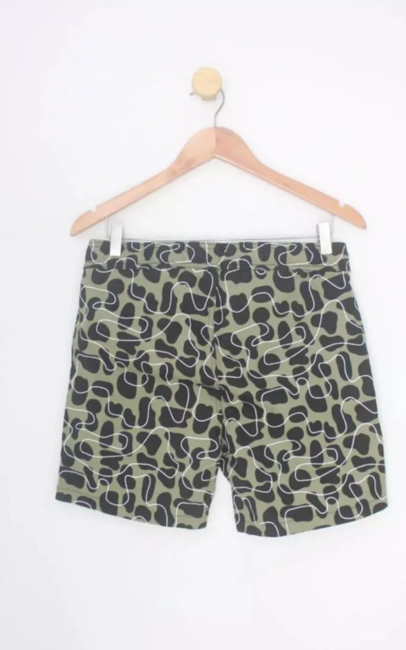 Bermudas Shorts Em Sarja Estampado P - Foto 2