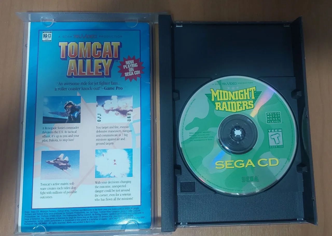 Midnight Raiders Sega CD original Raro - Foto 3