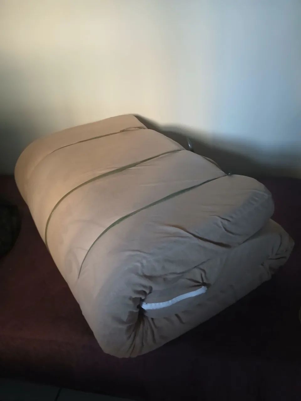 Colchão D33, solteiro com capa.