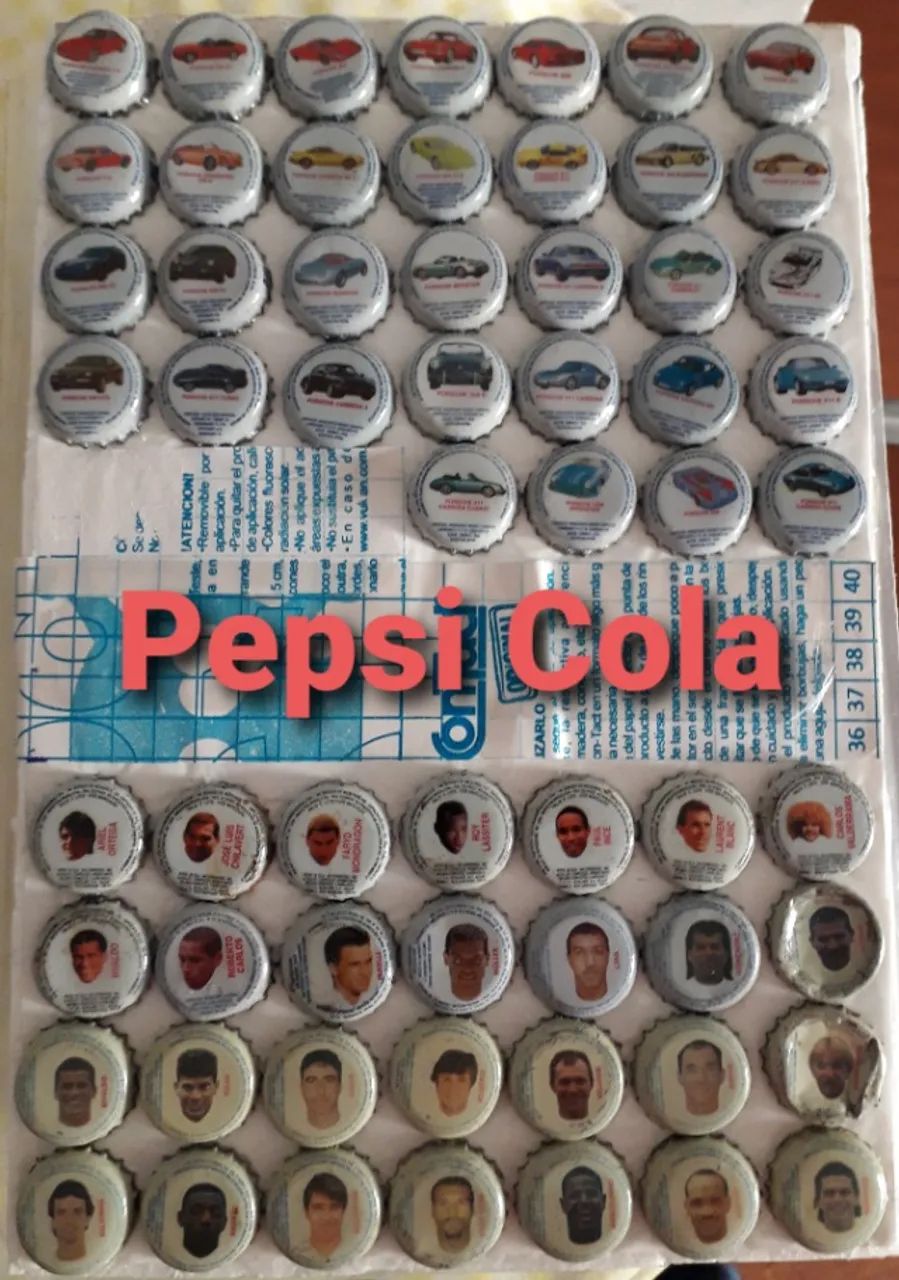 Tampinhas Pepsi metálicas - Foto 2