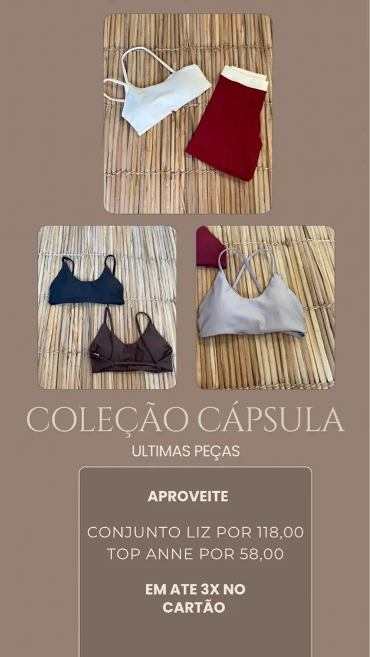 Coleção Cápsula - Conjunto Liz e Top Anne