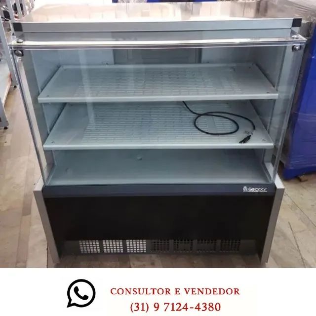 Balcão Refrigerado 1,10M Gelopar 2 Placas 
