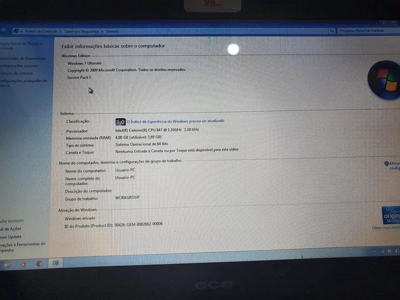 Notebook CCE  - Foto 3