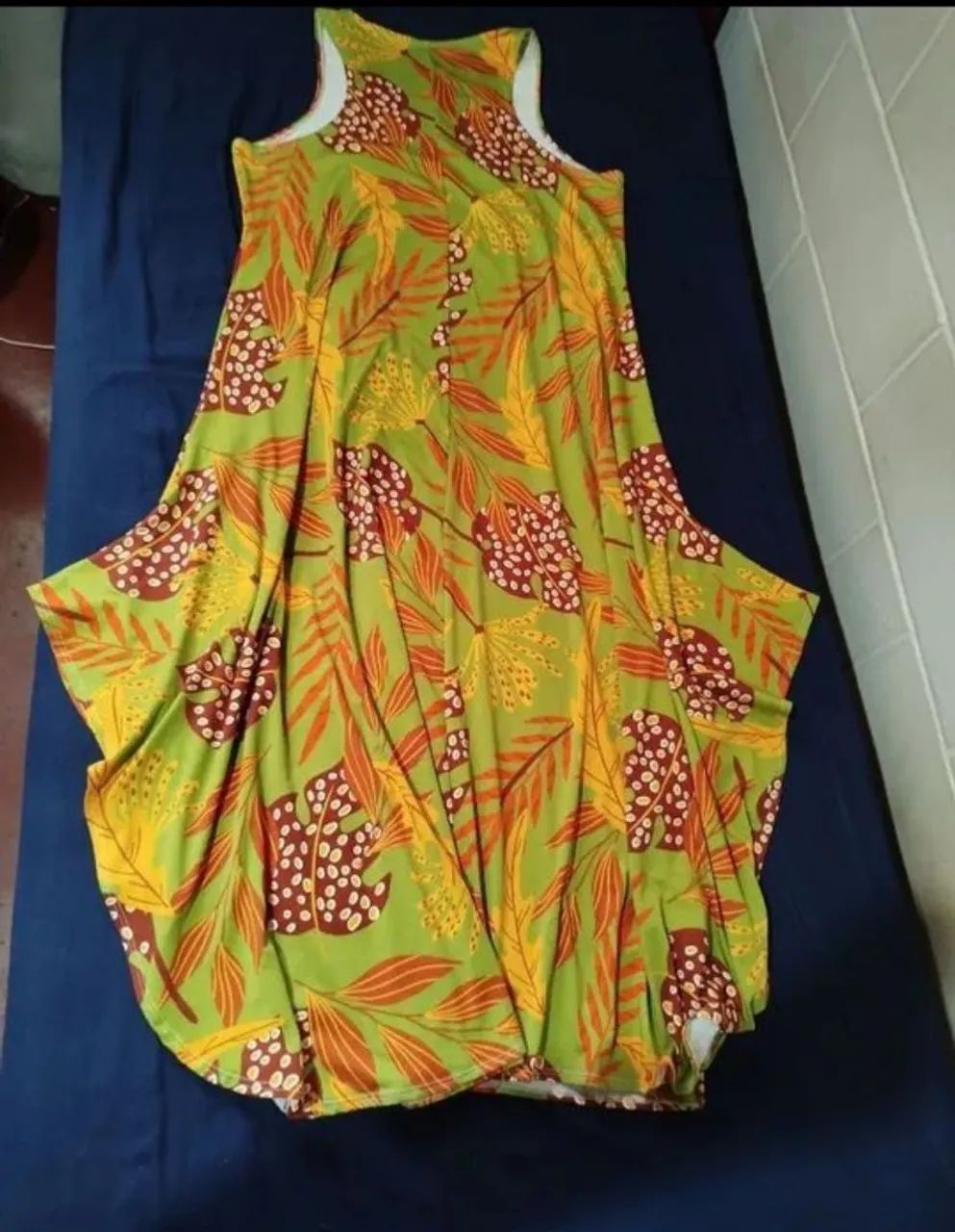 KIT 2 VESTIDOS LONGO PLUS SIZE XG NOVO - Foto 5