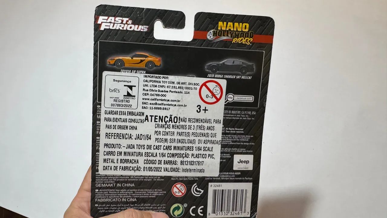 Carros F9 Nano Hollywood Rides JADA - Foto 3