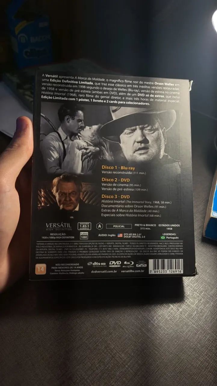 Bluray - A Marca da Maldade + Brindes NUNCA UTILIZADO !!  - Foto 2