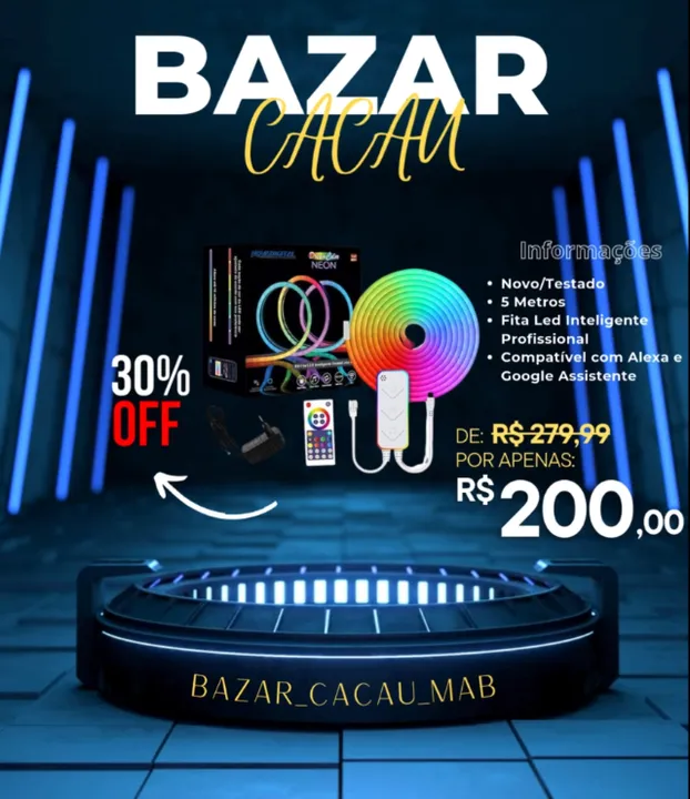 Fita Led Inteligente Profissional