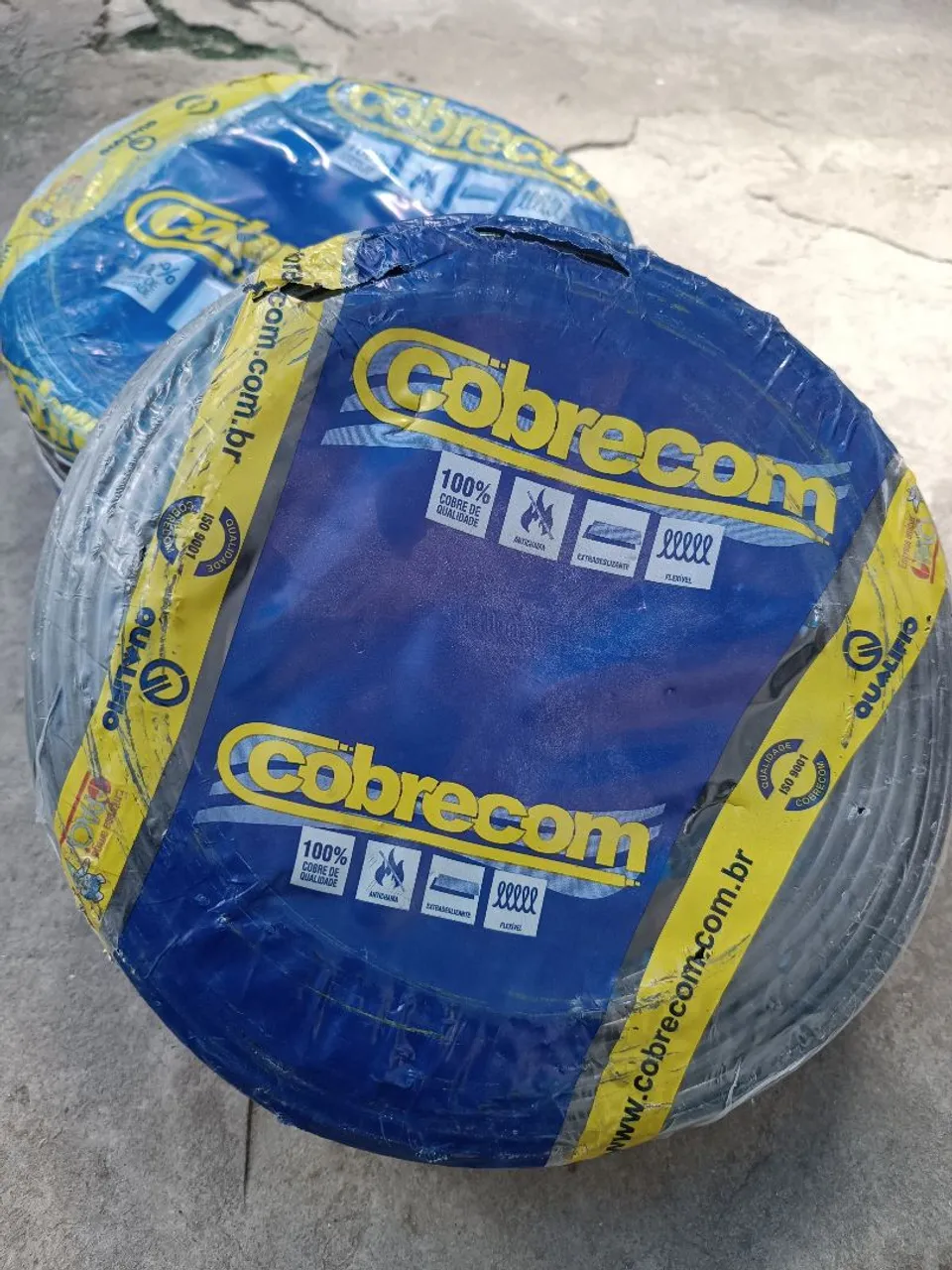 Fio Elétrico Cobrecom 4mm 100% Cobre de Qualidade
