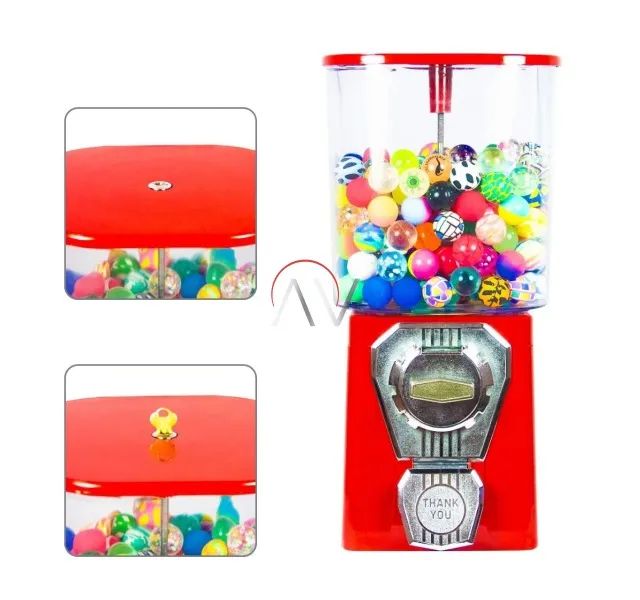 Máquina De Bolinha Pula Pula Chicletes Po89 Vending Machine