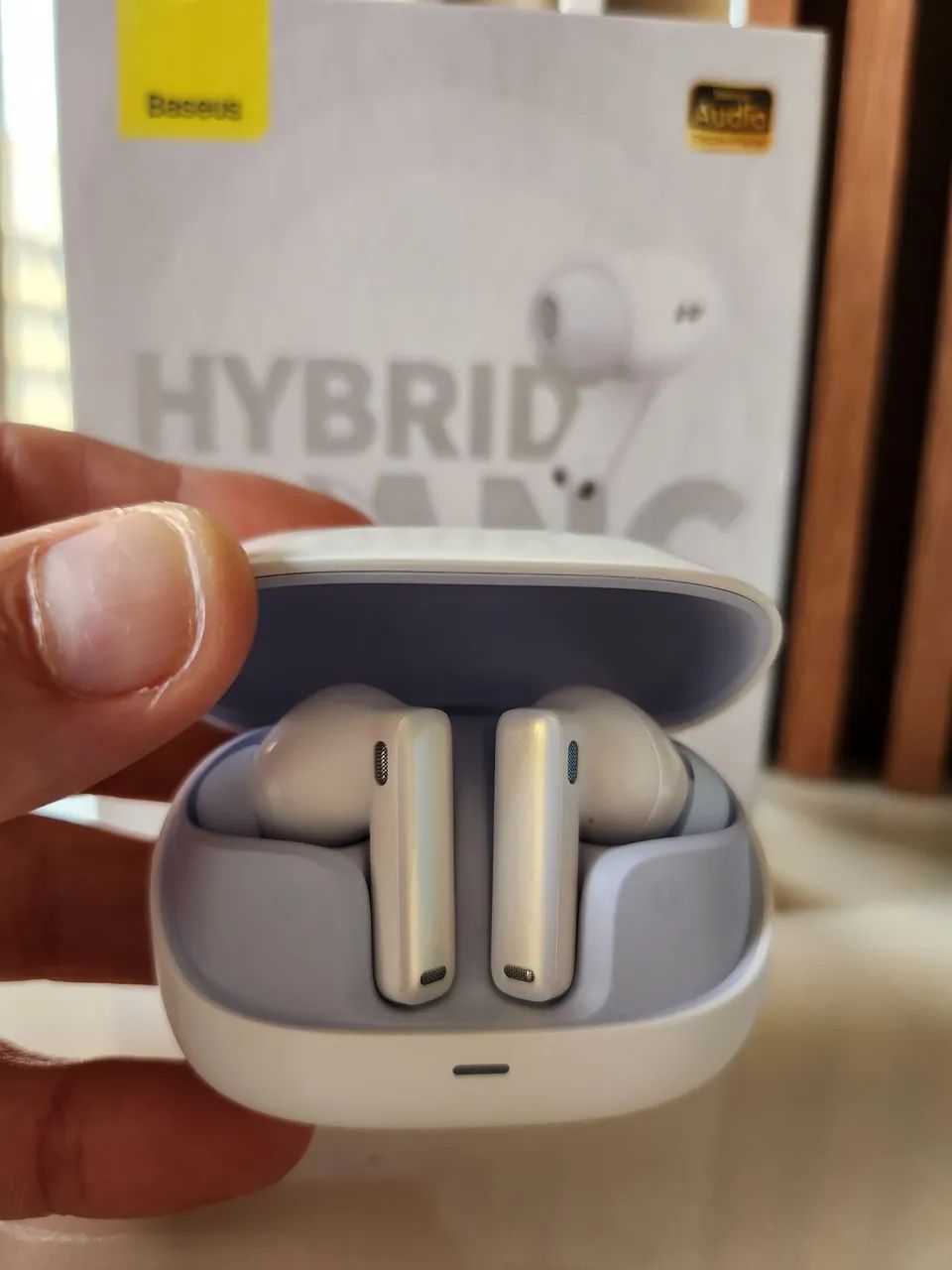 Fone bluetooth Baseus Bowie M2s ANC 48dB LACRADO  - Foto 4