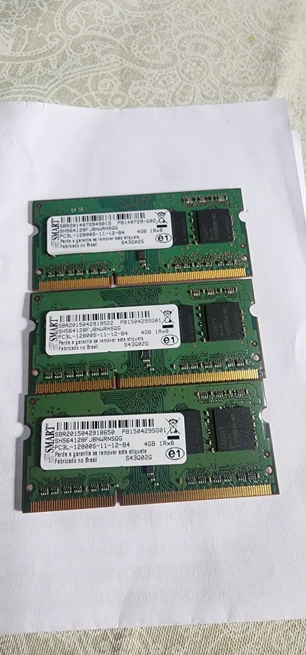 Memórias computador64289466196610121