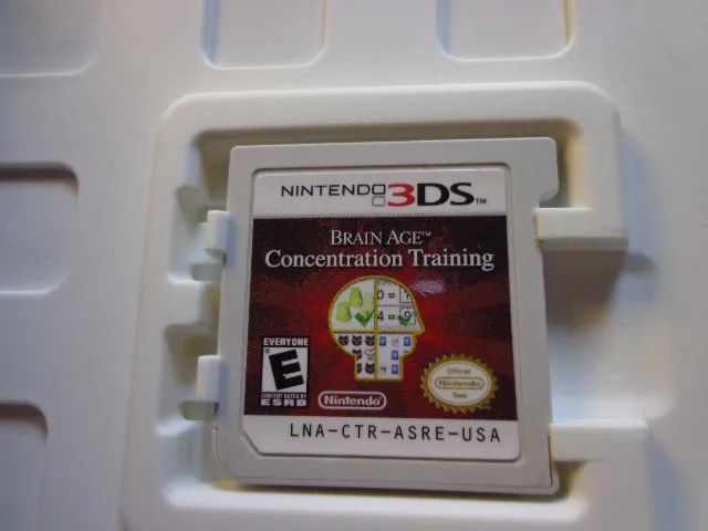 Jogo Brain Age Concentration Training 3Ds Conservado  - Foto 6