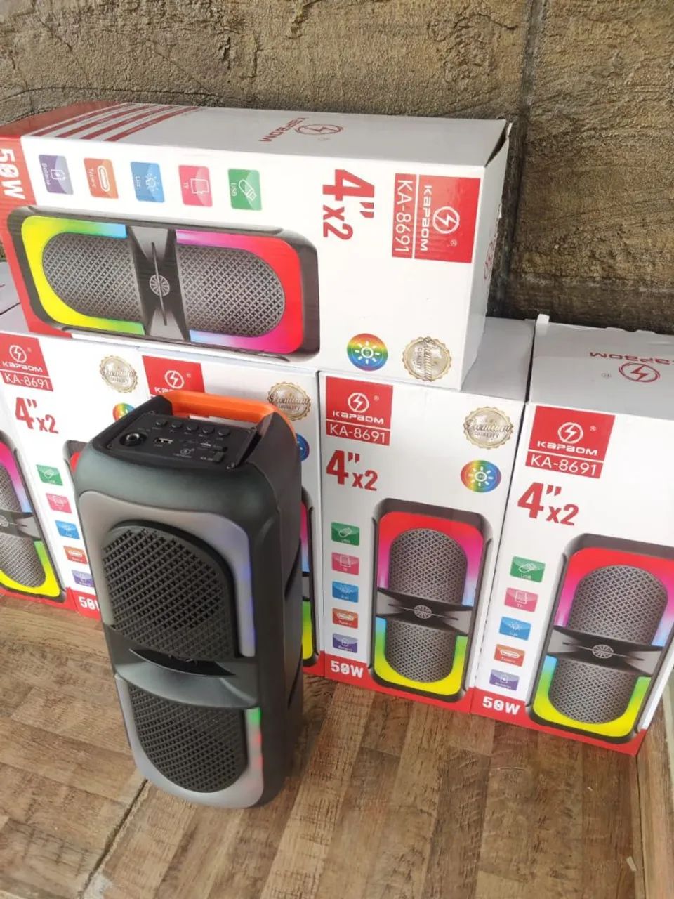 Caixa de Som Bluetooth Imenso X71 28W - Nova - Foto 4